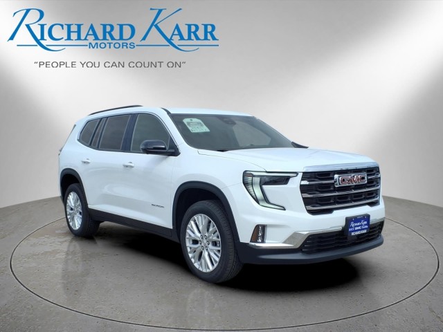 Summit White 2026 GMC Acadia SUV / Crossover Front-Wheel Drive Automatic