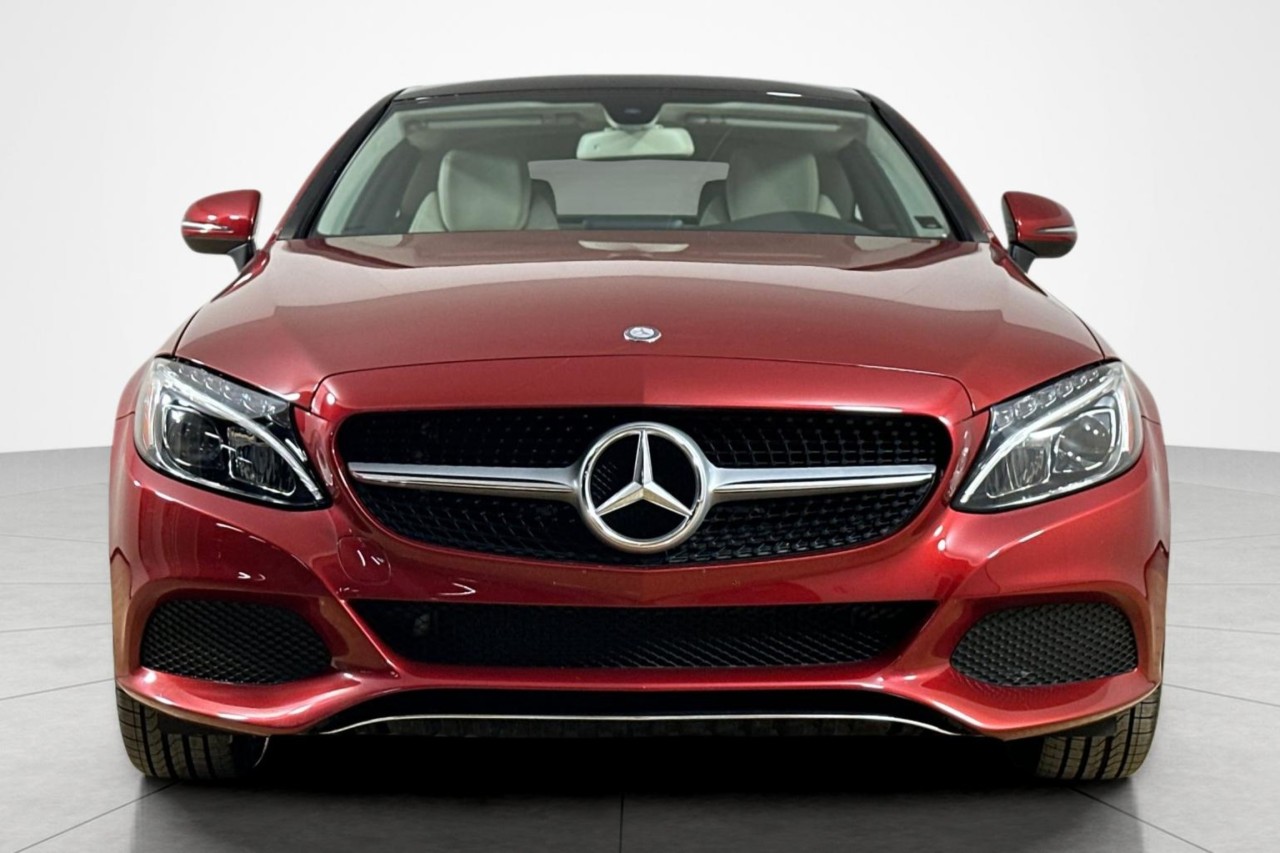 Used 2017 designo Cardinal Red Metallic Mercedes-Benz C 300 image 8