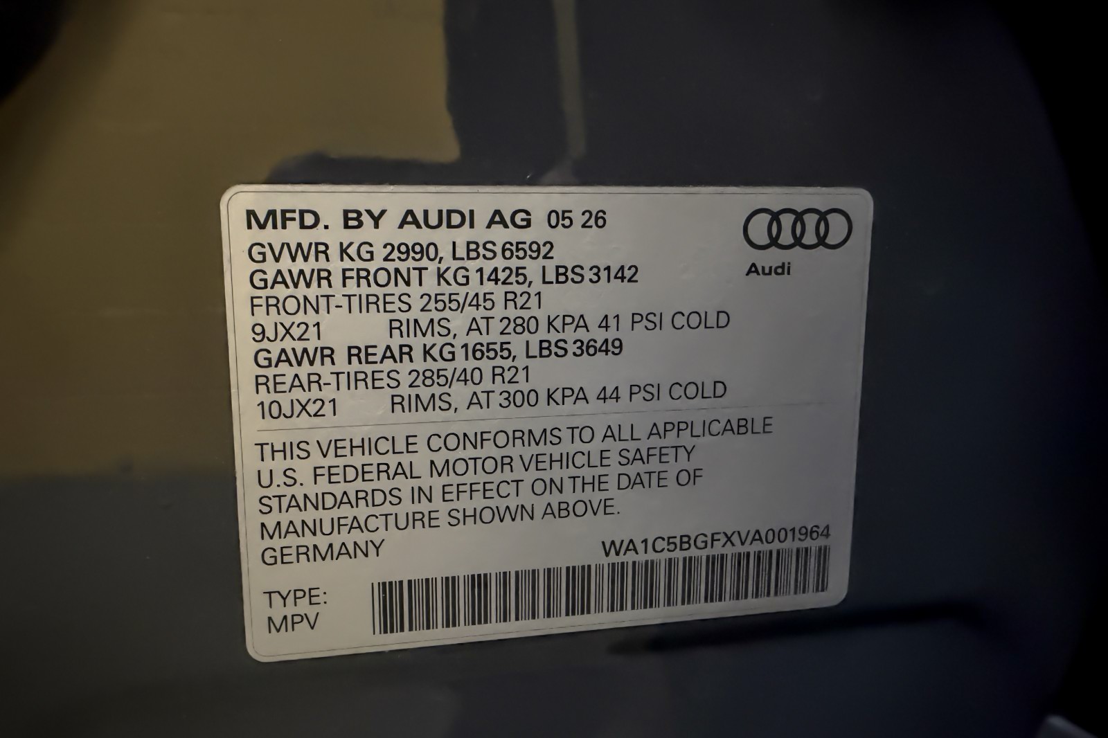 New 2027 Magnet Gray Audi Prestige quattro image 27