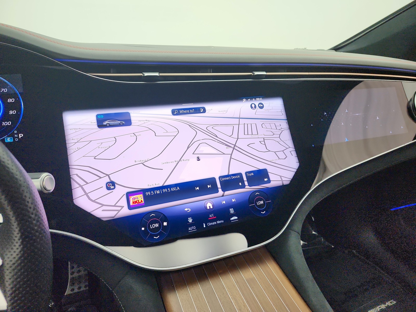 Certified Used 2023 MANUFAKTUR Diamond White Mercedes-Benz EQS 580 4MATIC® Sedan image 22