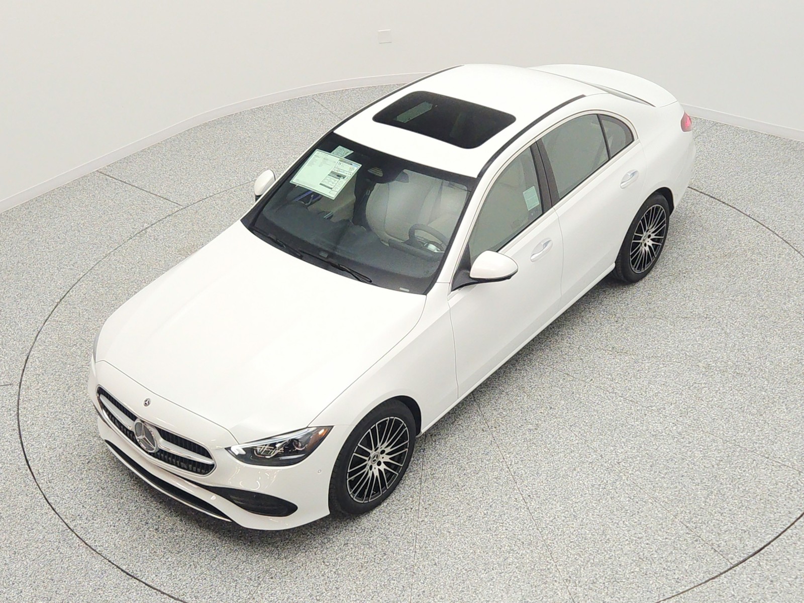 New 2026 MANUFAKTUR Moonlight White Metallic Mercedes-Benz C 300 Sedan image 16