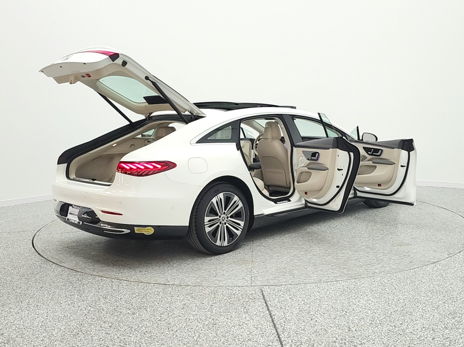 Certified Used 2022 Polar White Mercedes-Benz EQS 450+ Sedan image 19