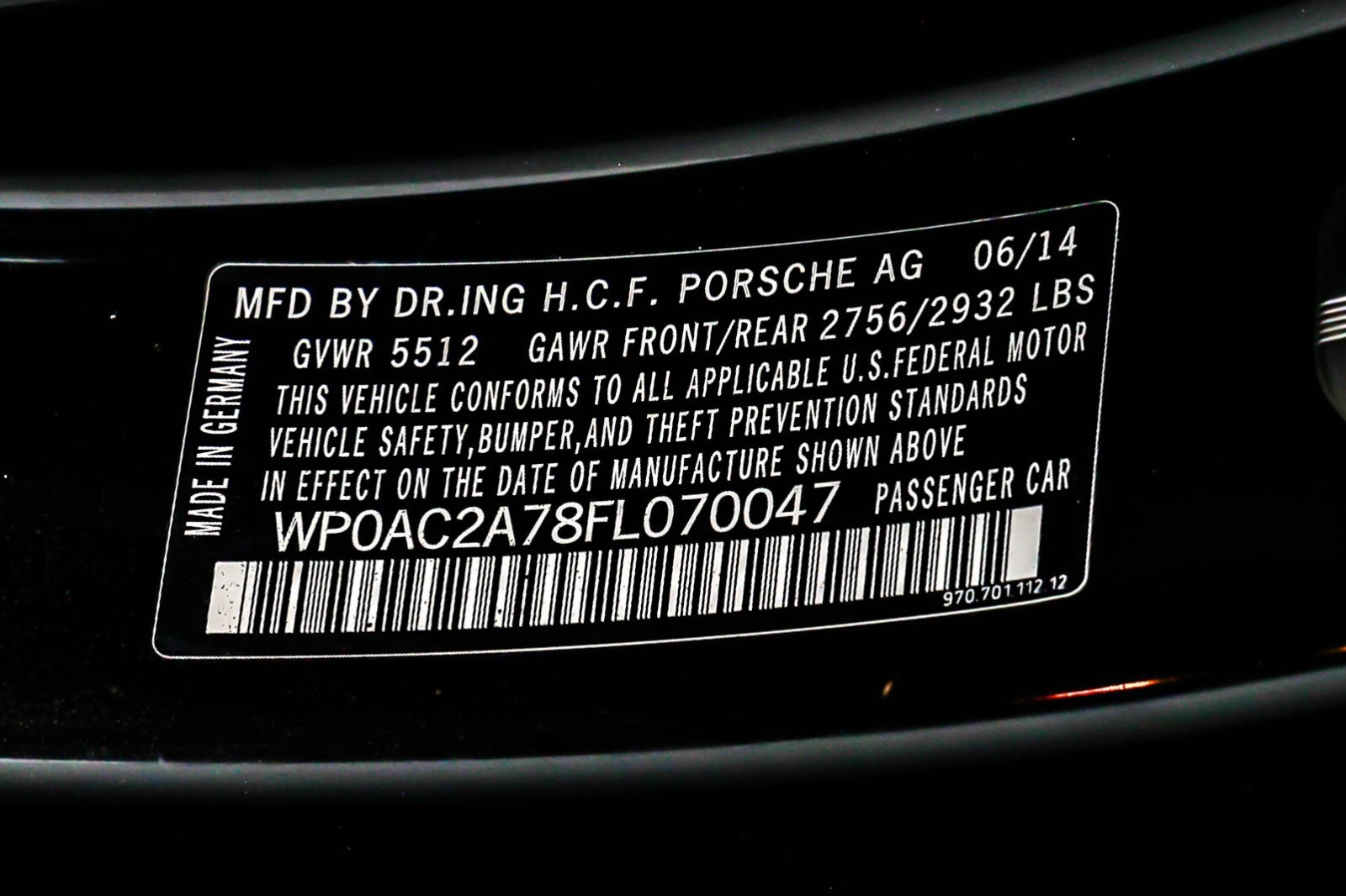 Used 2015 Jet Black Metallic Porsche 4dr HB Turbo image 24