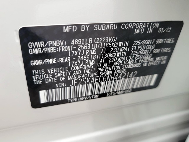 2022 Subaru Forester Premium CVT 32