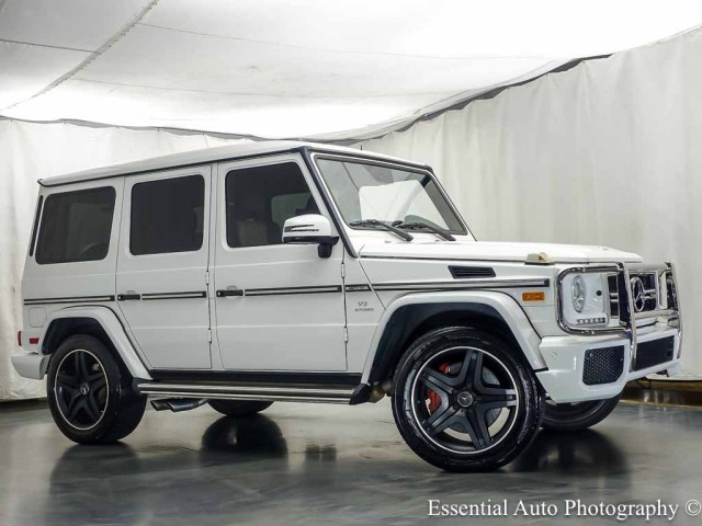 Polar White 2015 Mercedes-Benz G-Class SUV / Crossover All-Wheel Drive Automatic