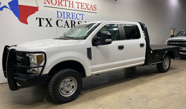 2019  Super Duty F-250 SRW FREE HOME DELIVERY! 4x4 6.2 V8 Flat Bed Bluetooth in , 