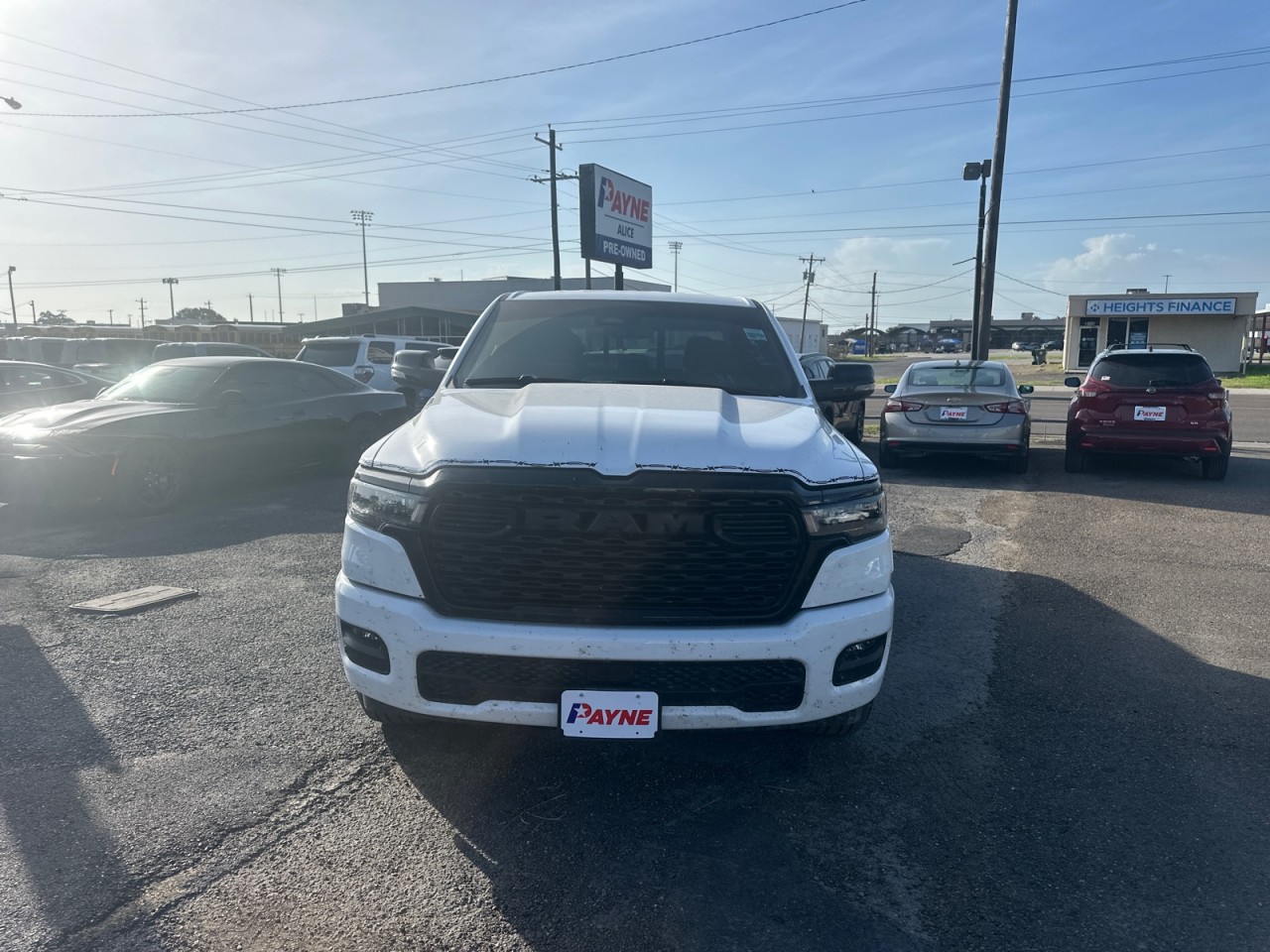 Bright White Clear Coat 2026 RAM 1500 Lone Star Crew Cab 4WD Pickup Truck Four-Wheel Drive