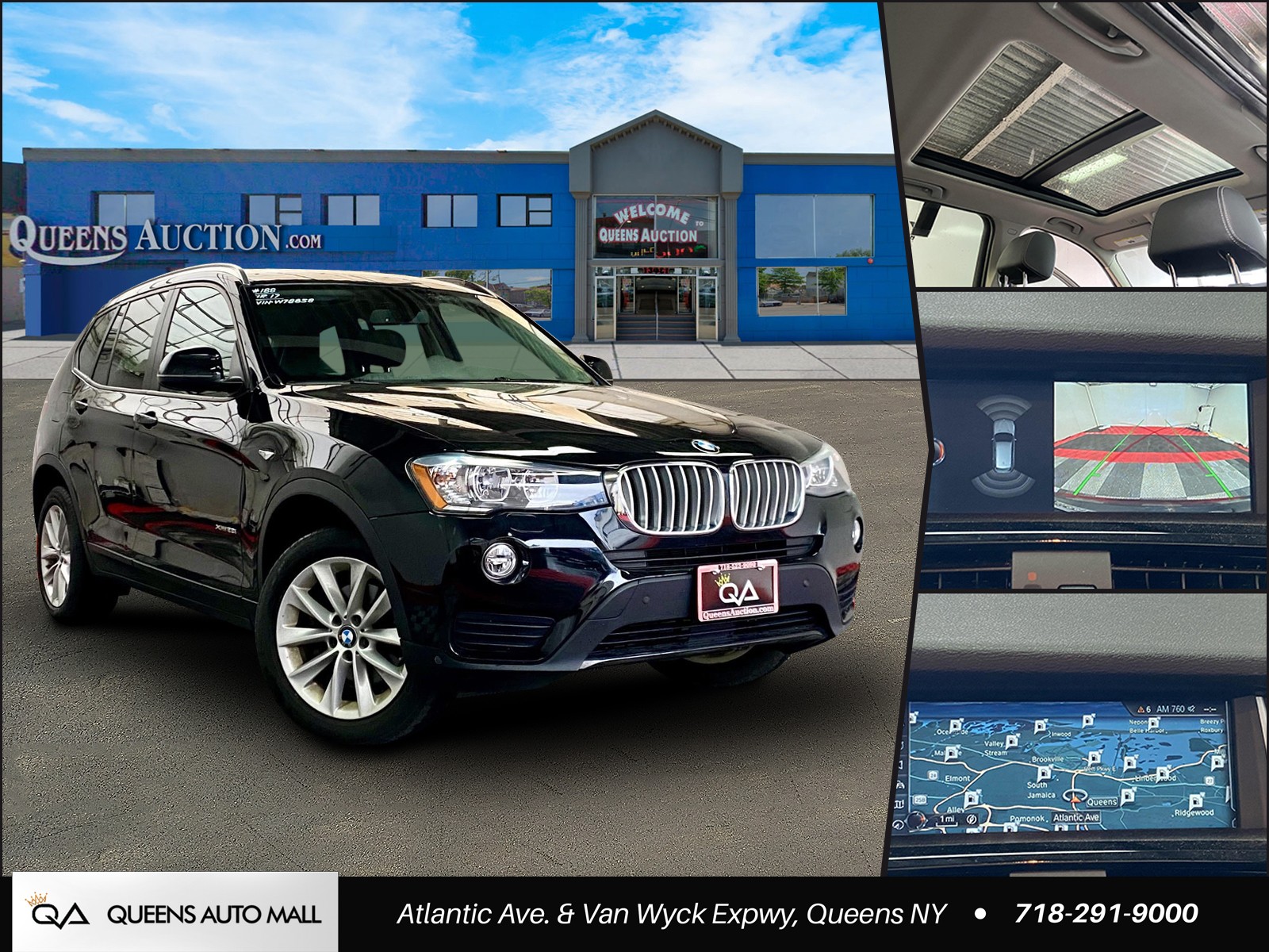 Black Sapphire Metallic 2017 BMW X3 SUV / Crossover All-Wheel Drive Automatic