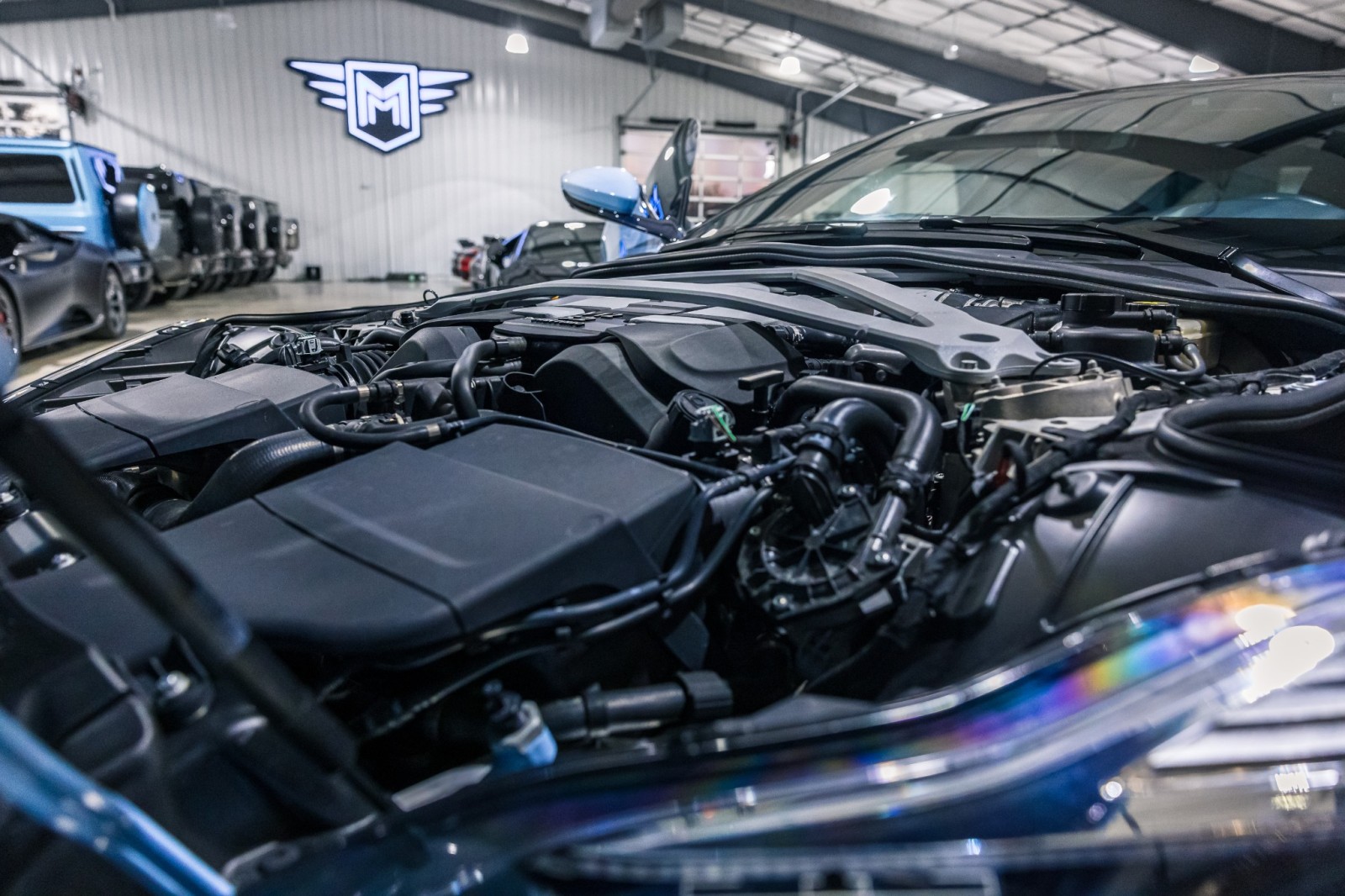 Used Car 2017 Aston Martin Db11  - Frosted Glass Blue Paint - Exterior Black Pack - Premium Audio For Sale Under $110,000 In Boerne, Texas