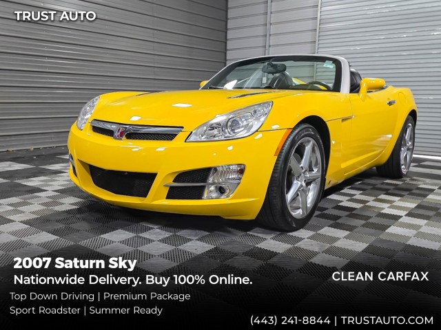 2007 Saturn Sky Roadster Convertible Rear-Wheel Drive 5-Speed Automatic