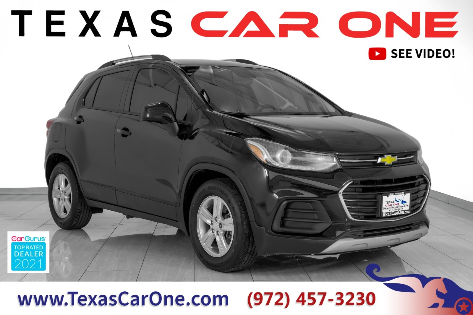 2021 Chevrolet Trax LT AUTOMATIC REAR CAMERA KEYLESS START BLUETOOTH P 1