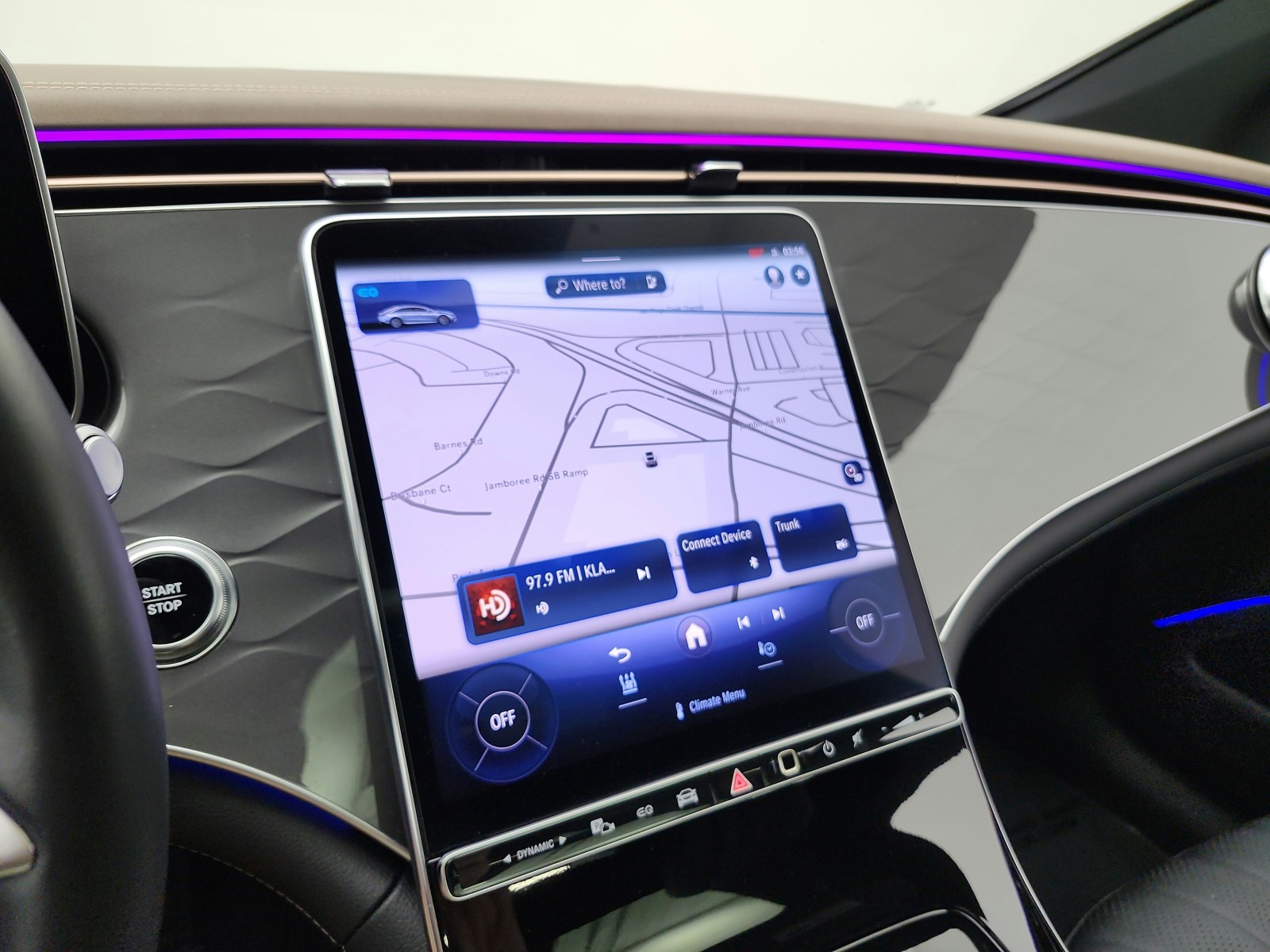 Used 2023 Obsidian Black Metallic Mercedes-Benz EQS 450 4MATIC® Sedan image 12