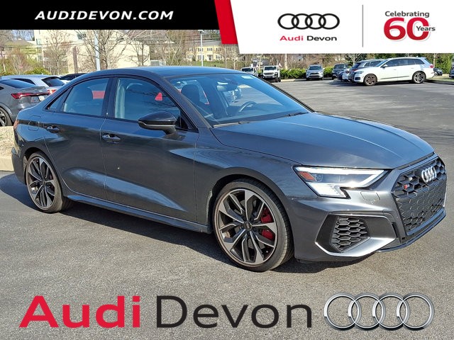 Daytona Gray Pearl Effect 2023 Audi S3 2.0T quattro Prestige AWD Sedan All-Wheel Drive Automatic