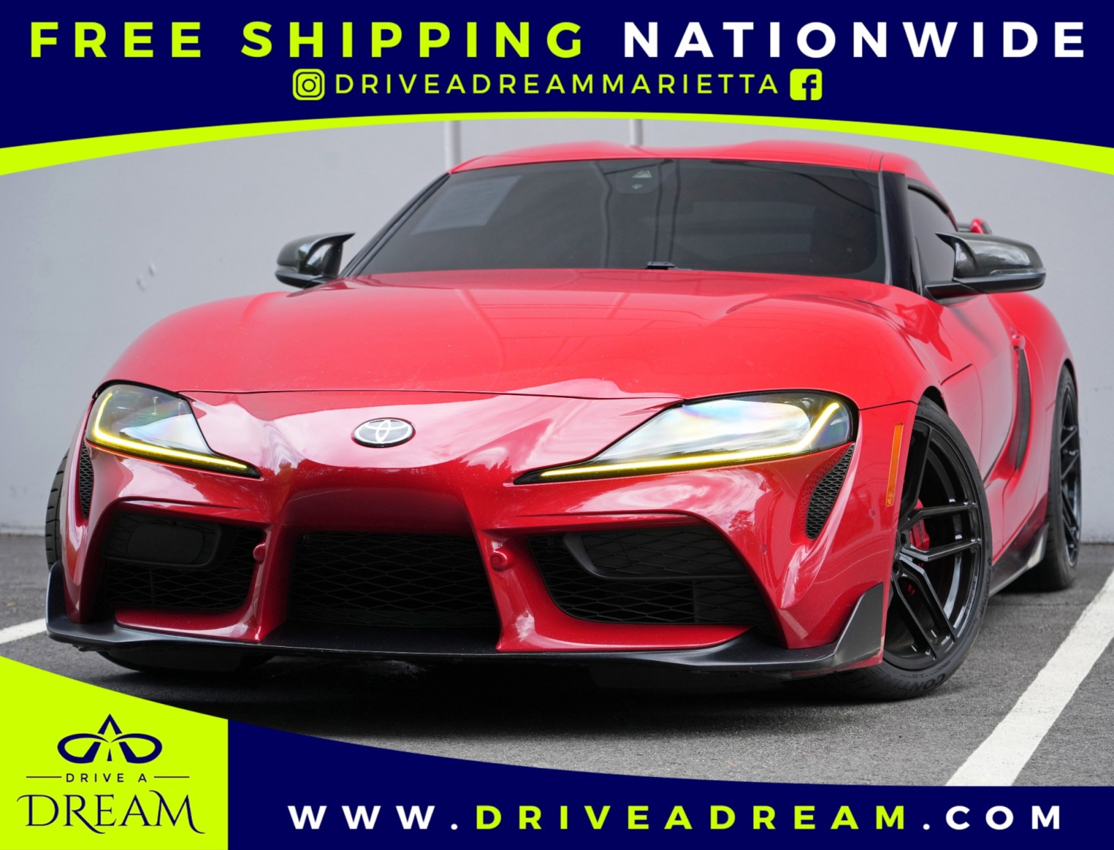 Renaissance Red 2.0 2022 Toyota Supra Coupe Rear-Wheel Drive Automatic