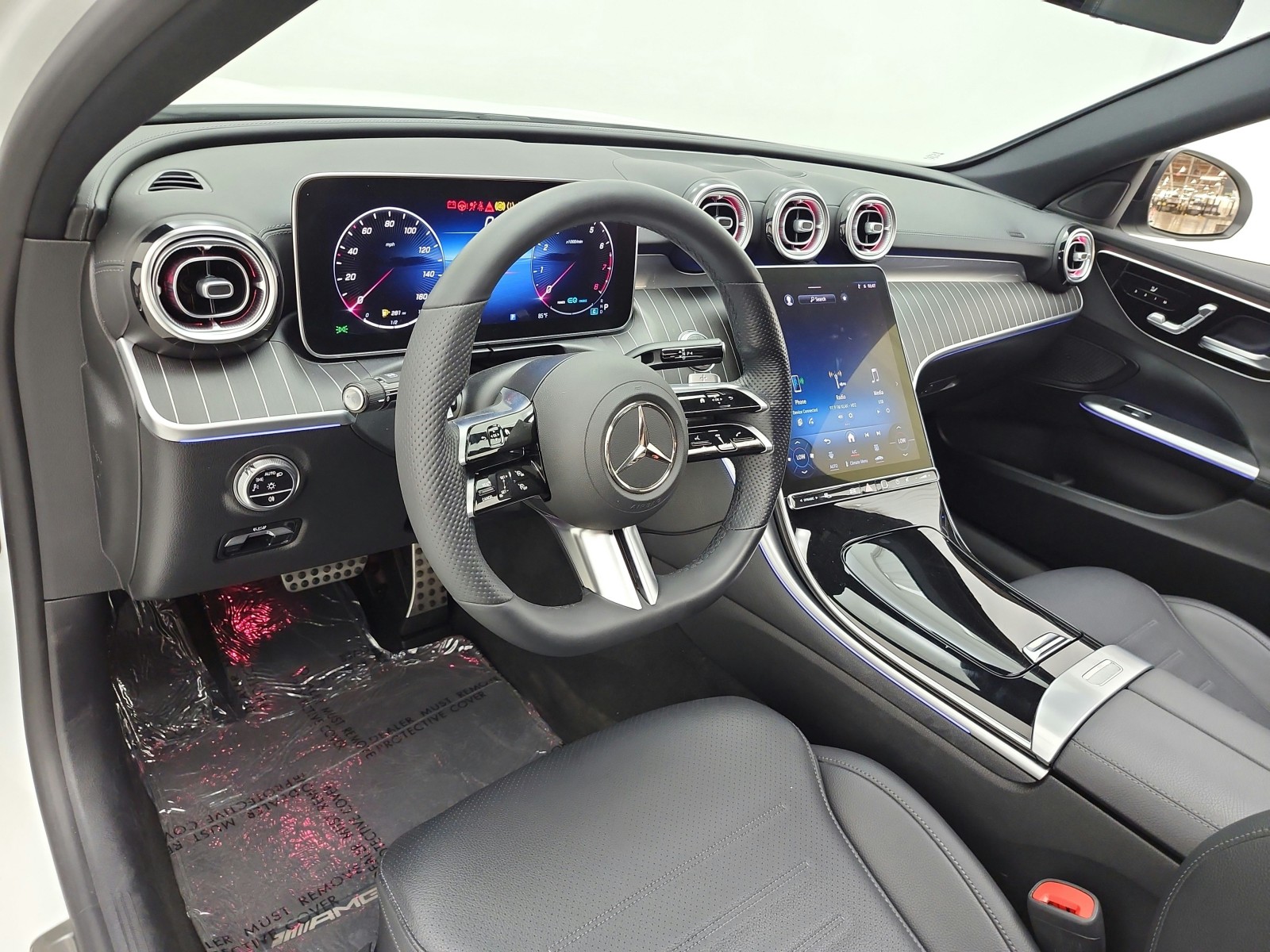 Used 2022 Polar White Mercedes-Benz C 300 Sedan image 9