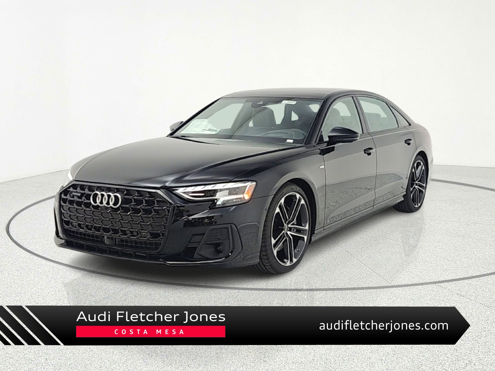 Sebring Black Crystal Effect 2026 Audi A8 L quattro 55 TFSI Sedan All-Wheel Drive Automatic