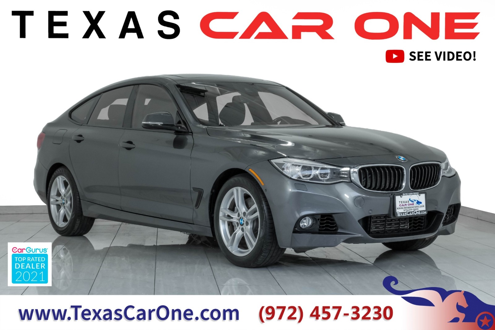 2016 BMW 335i xDrive Gran Turismo AWD M SPORT LINE DRIVER ASSIST PLUS TECH PKG BLIND 1