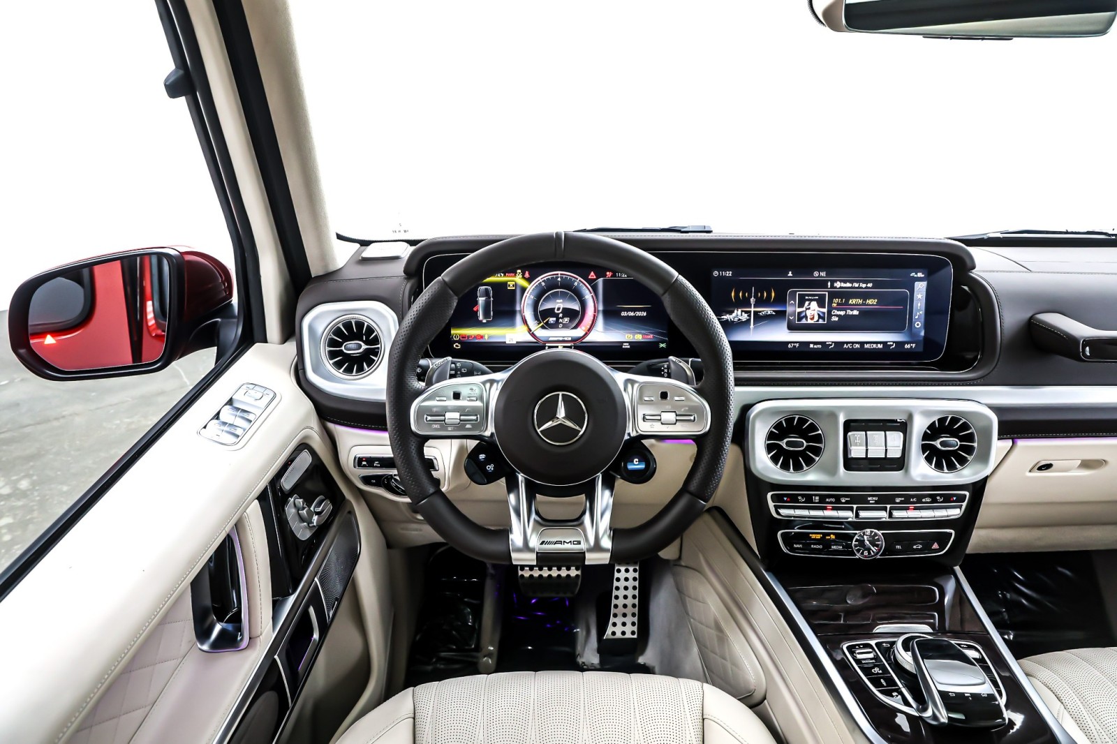 Certified Used 2024 MANUFAKTUR Cardinal Red Metallic Mercedes-Benz AMG® G 63 4MATIC SUV image 7