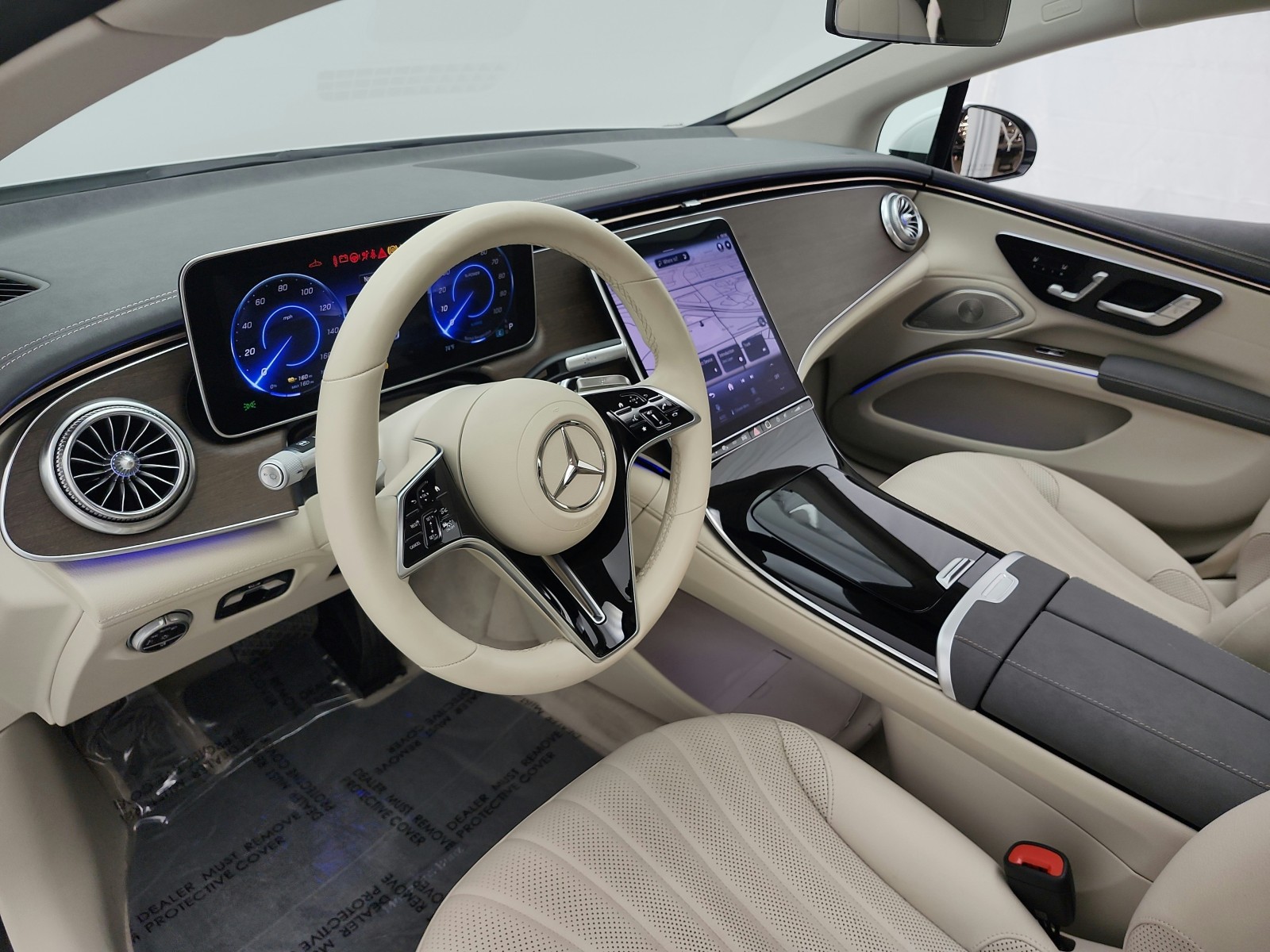 Used 2022 Polar White Mercedes-Benz EQS 450+ Sedan image 27