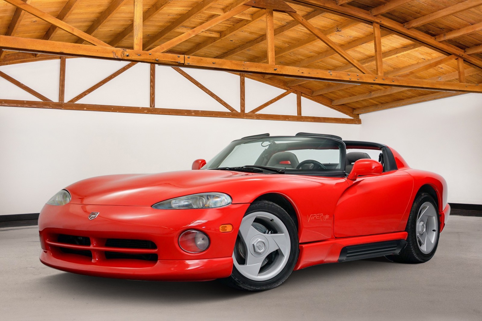 Red 1993 Dodge Viper RT/10 Roadster RWD Convertible Rear-Wheel Drive Automatic