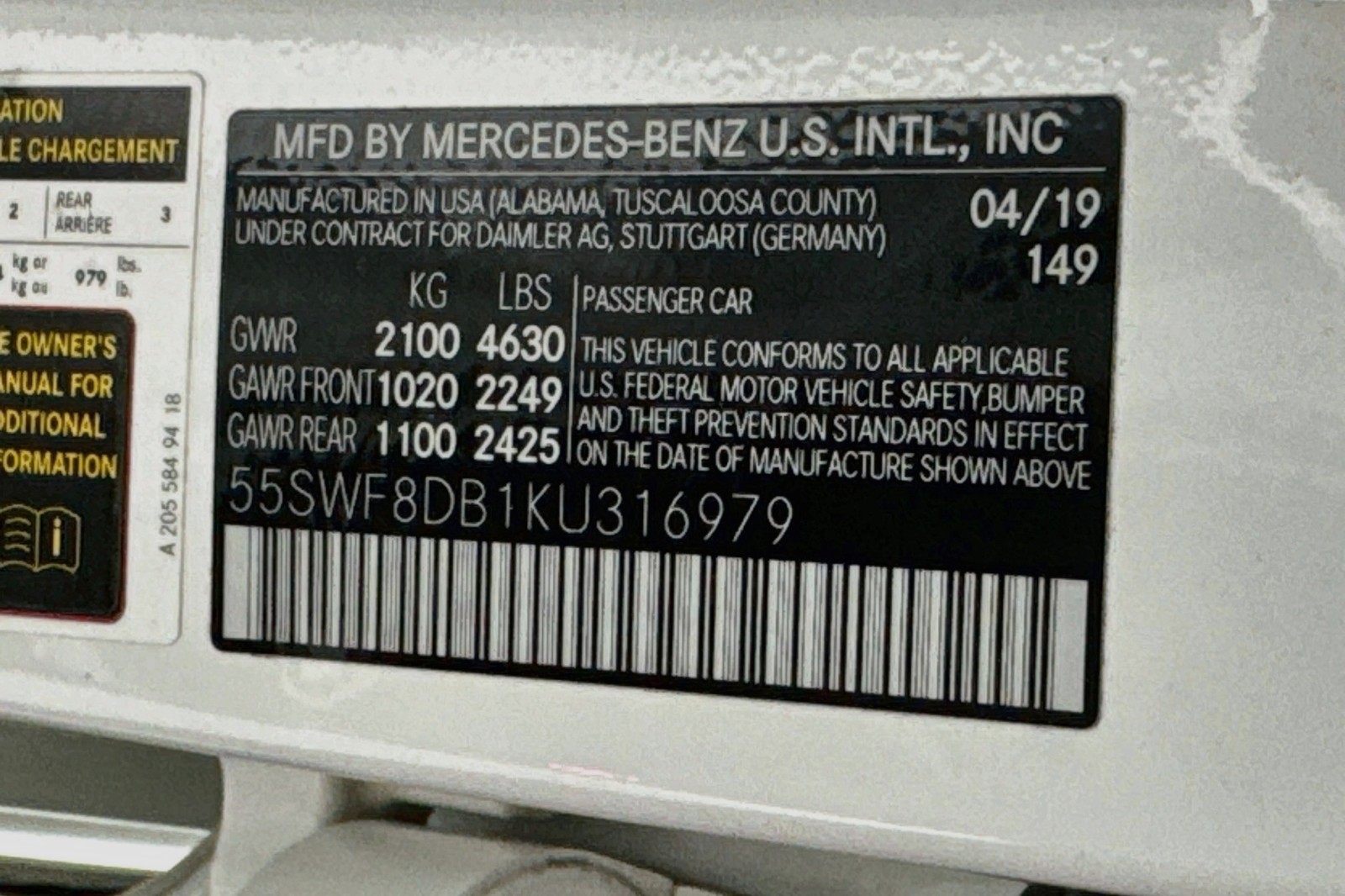 Used 2019 Polar White Mercedes-Benz C 300 image 25