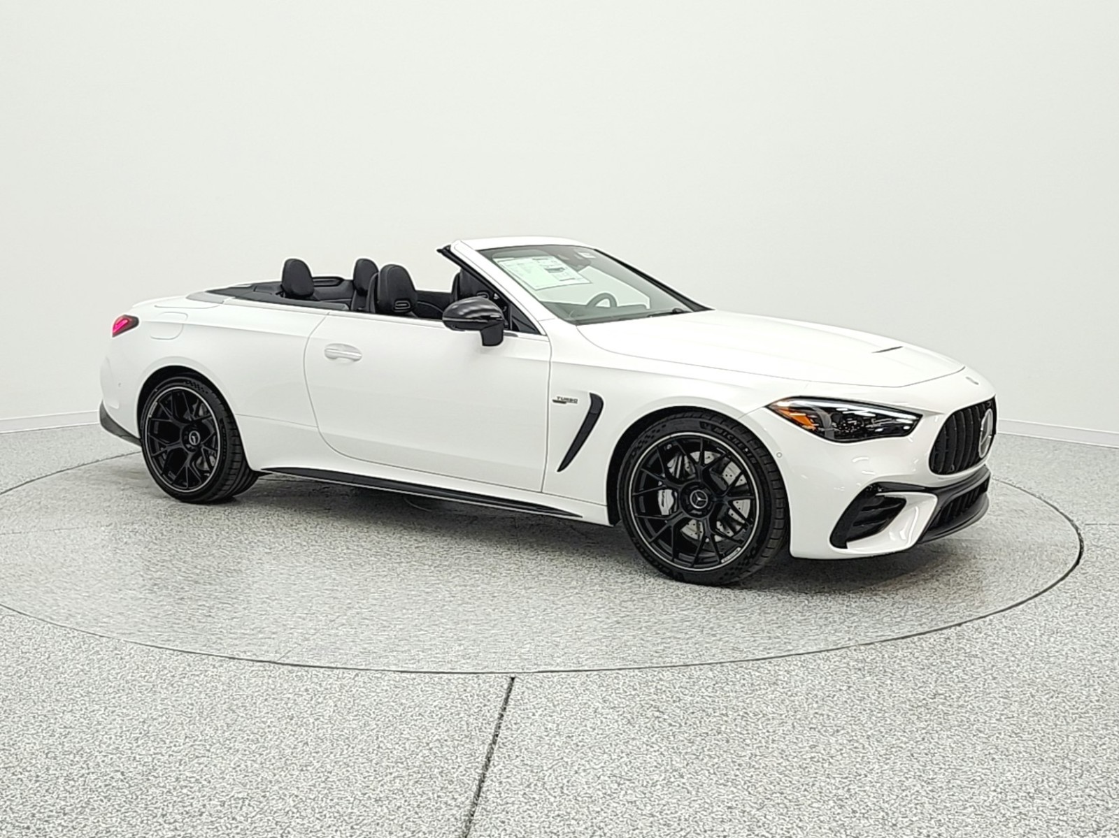 New 2026 MANUFAKTUR Moonlight White Metallic Mercedes-Benz AMG® CLE 53 4MATIC+ Cabriolet image 3