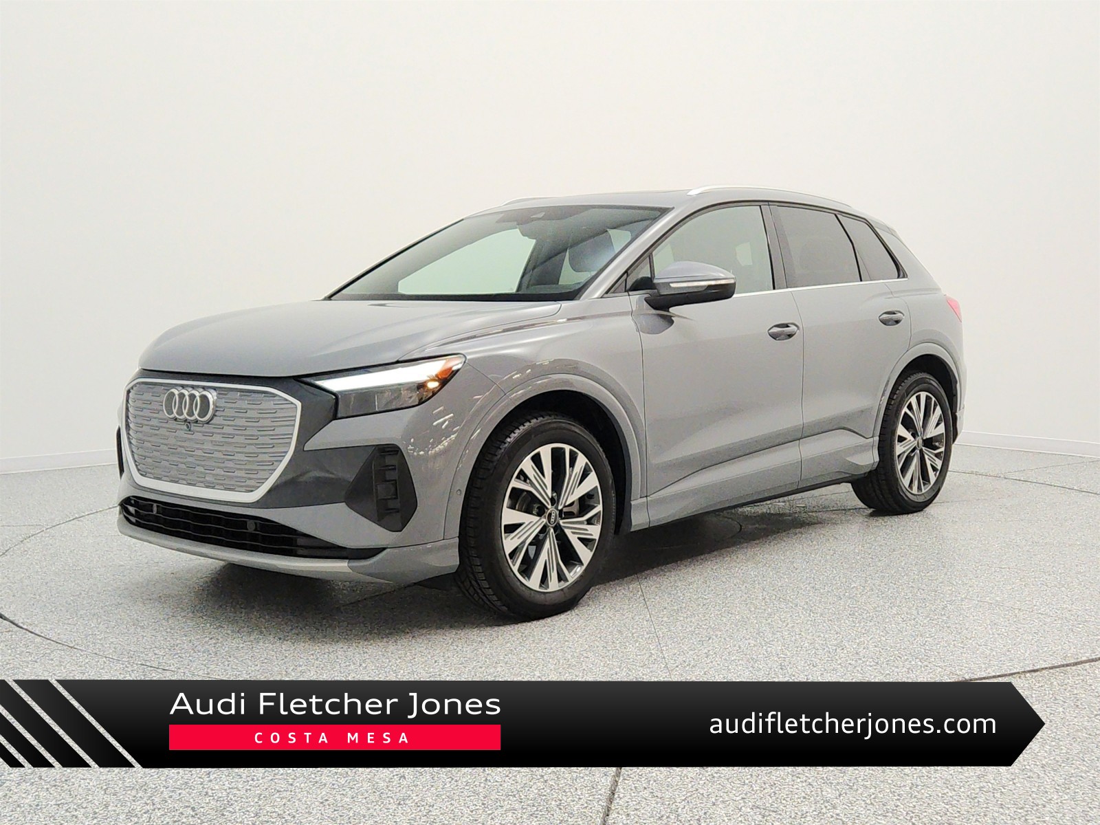 Pebble Gray 2023 Audi Q4 e-tron Premium Plus 40 SUV / Crossover Rear-Wheel Drive Automatic