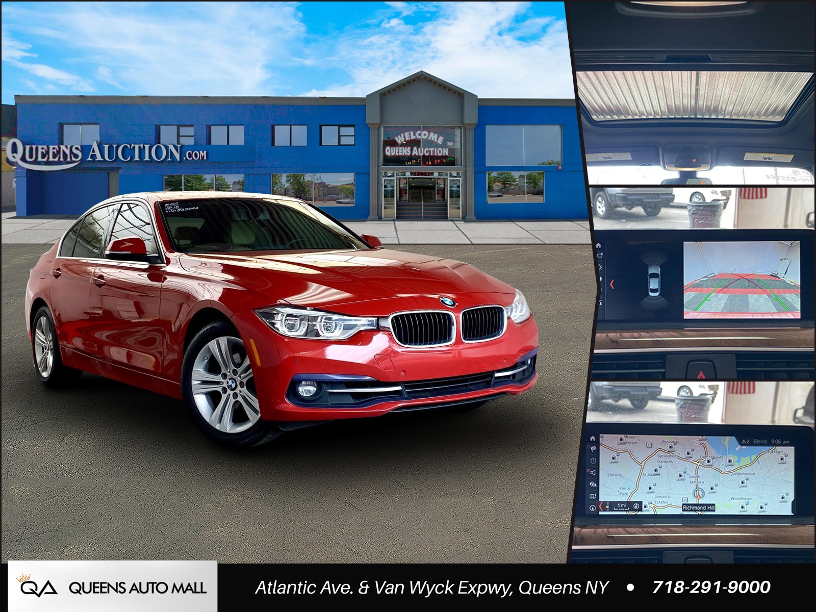 Melbourne Red Metallic 2018 BMW 3 Series 330i xDrive Sedan AWD Sedan All-Wheel Drive Automatic