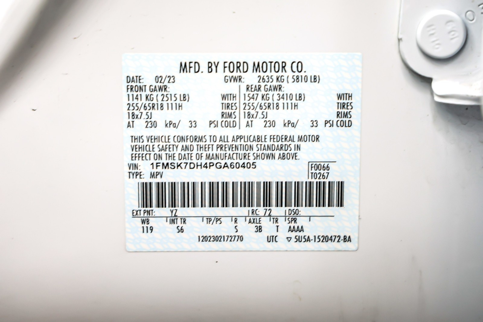 Used 2023 Oxford White Ford XLT RWD image 24