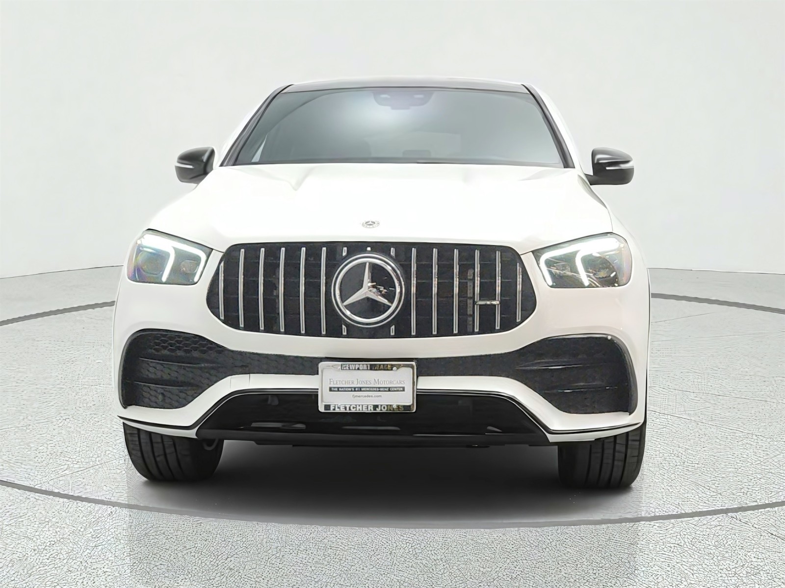 Used 2021 designo Diamond White Metallic Mercedes-Benz AMG® GLE 53 4MATIC Coupe image 2