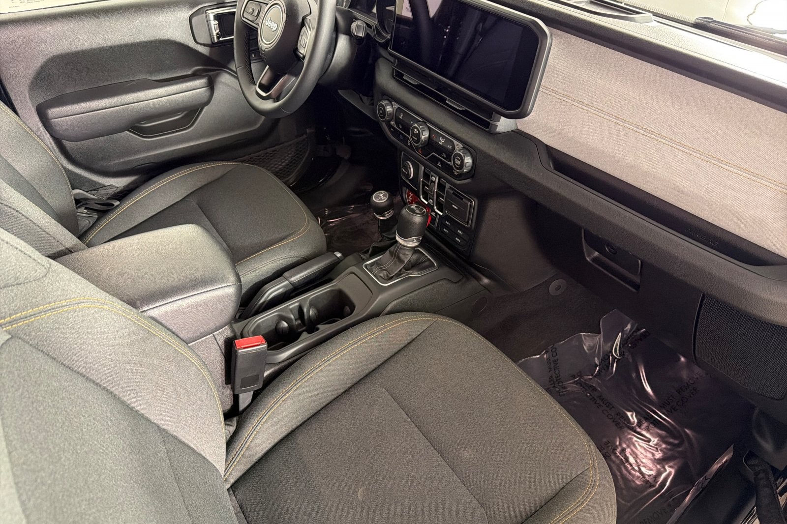 Used 2025 BLACK CLEAR COAT Jeep Sport S 4x4 image 15