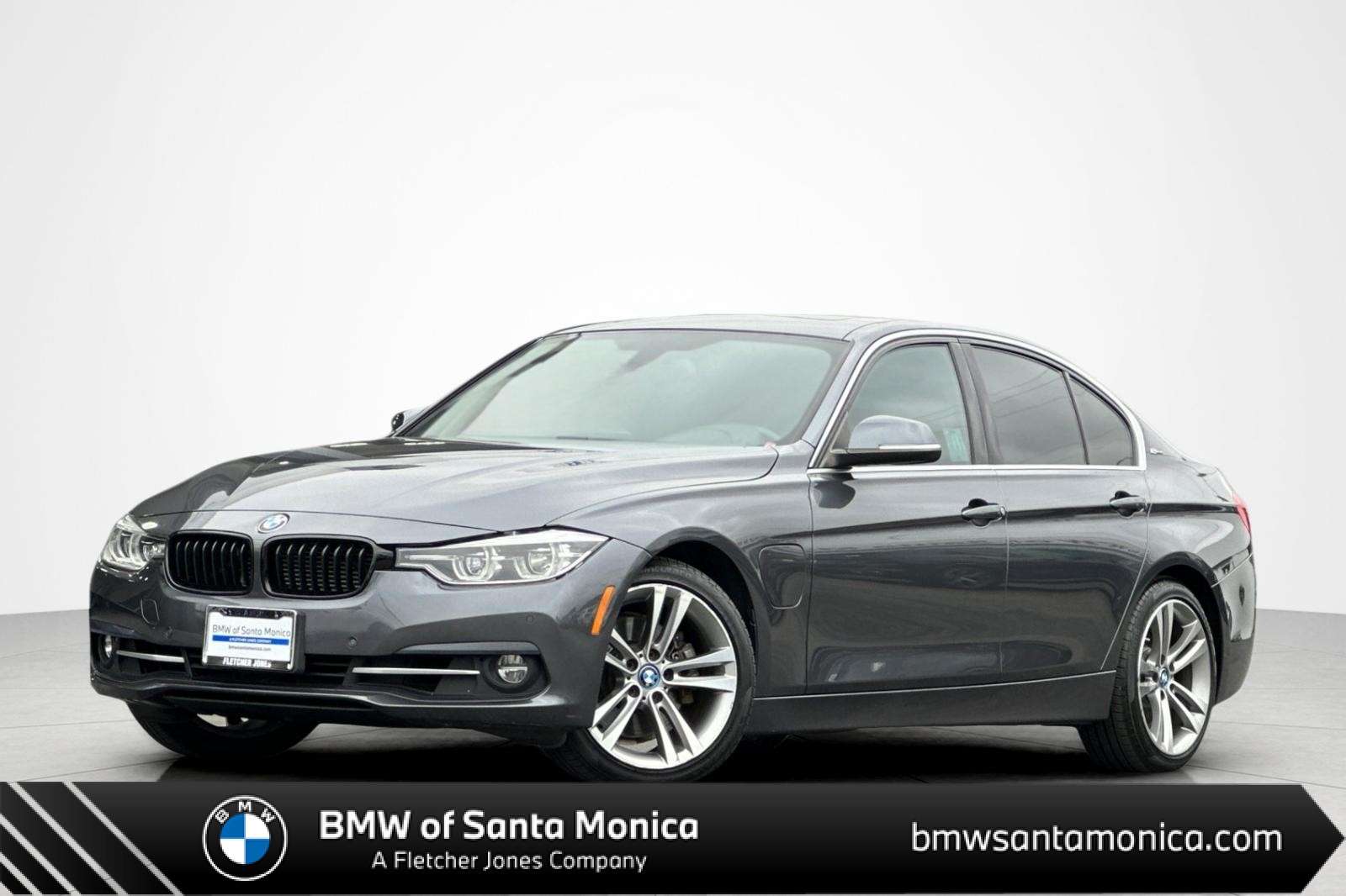 Mineral Gray Metallic 2017 BMW 3 Series Sedan Rear-Wheel Drive Automatic