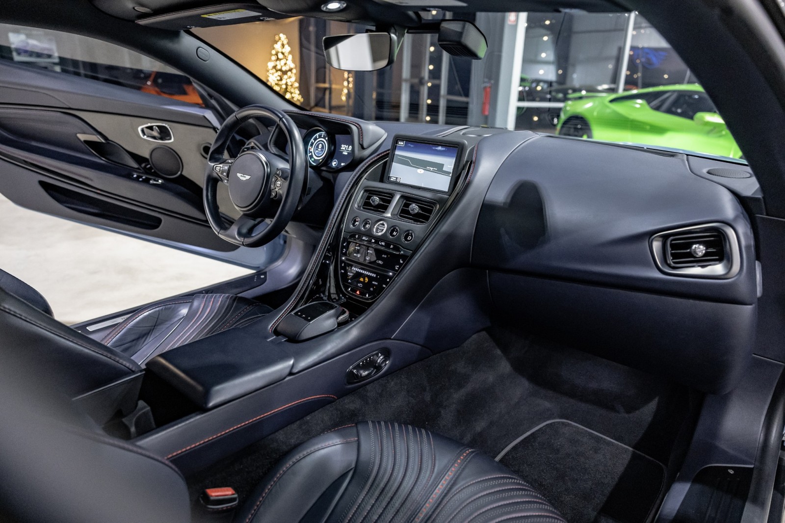 Used Car 2017 Aston Martin Db11  - Frosted Glass Blue Paint - Exterior Black Pack - Premium Audio For Sale Under $110,000 In Boerne, Texas