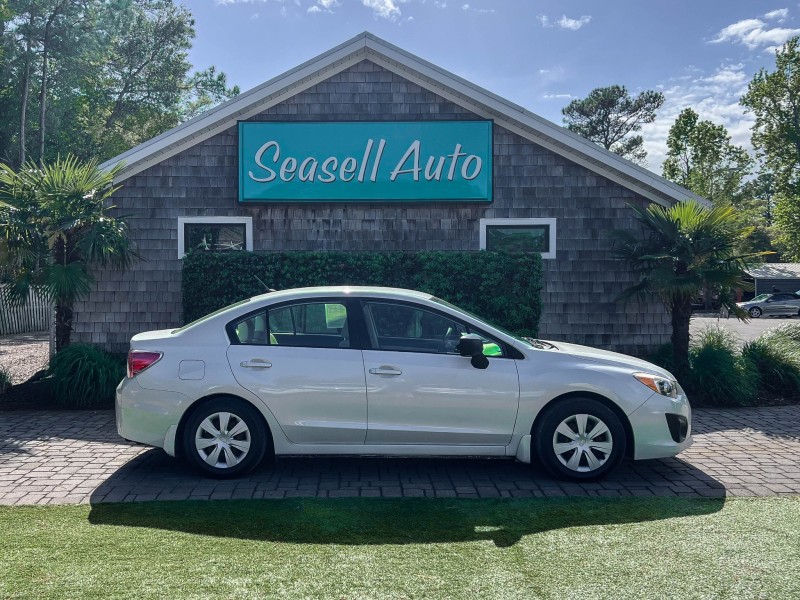 Satin White Pearl 2012 Subaru Impreza 2.0i Sedan All-Wheel Drive Automatic