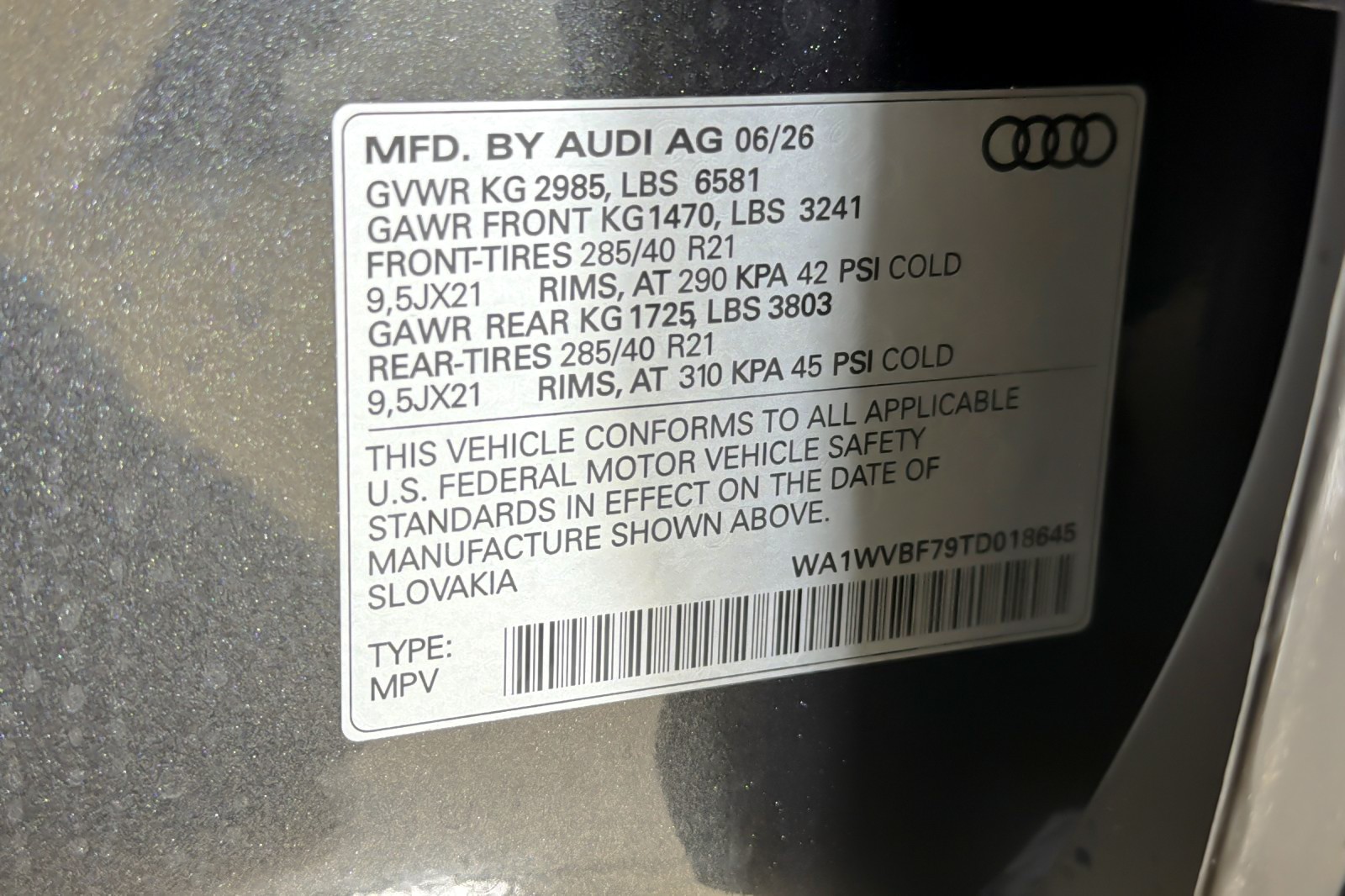 New 2026 Daytona Gray Pearl Effect Audi Prestige 55 quattro *Ltd Avail* image 28