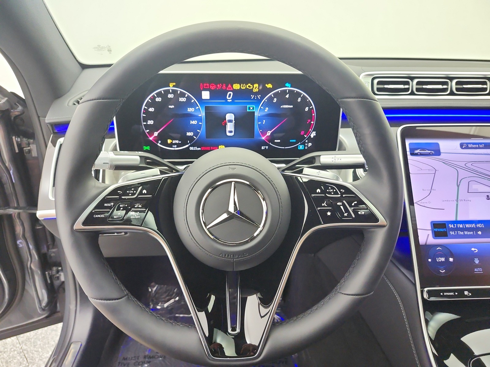 Certified Used 2025 Selenite Grey Metallic Mercedes-Benz S 580 4MATIC® Sedan image 16