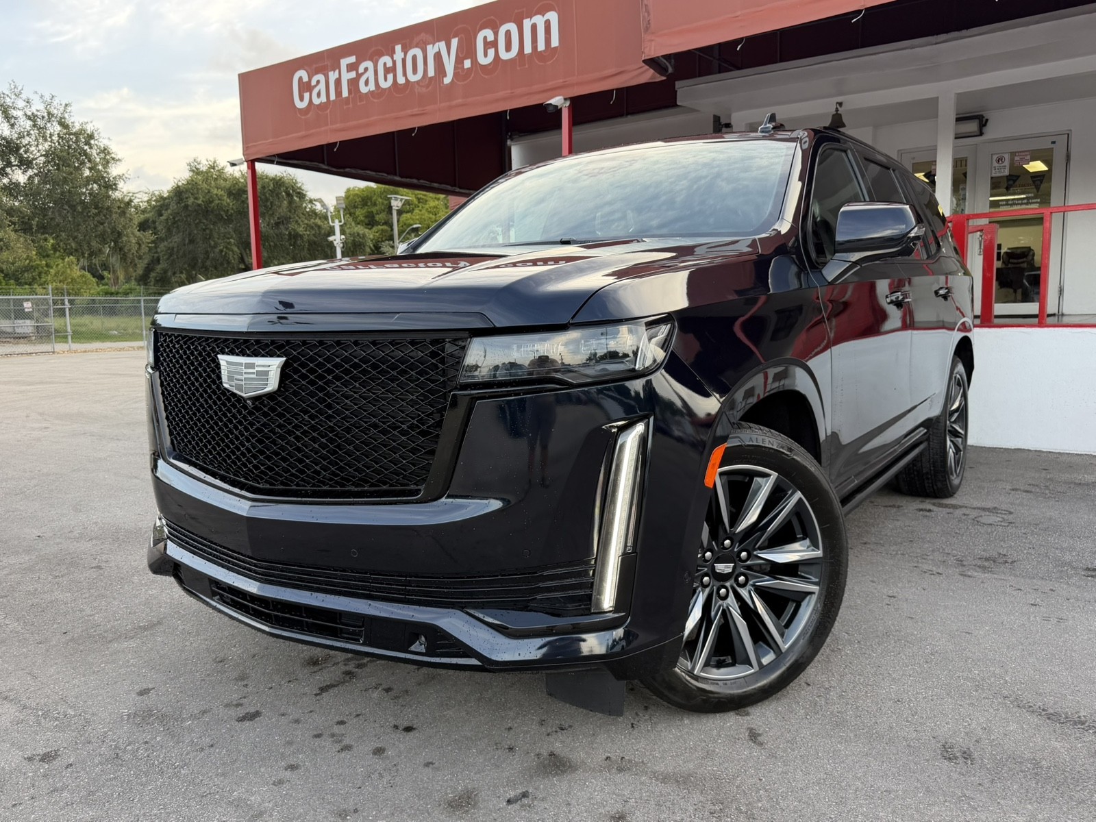 Dark Moon Blue 2021 Cadillac Escalade SUV / Crossover Four-Wheel Drive Automatic