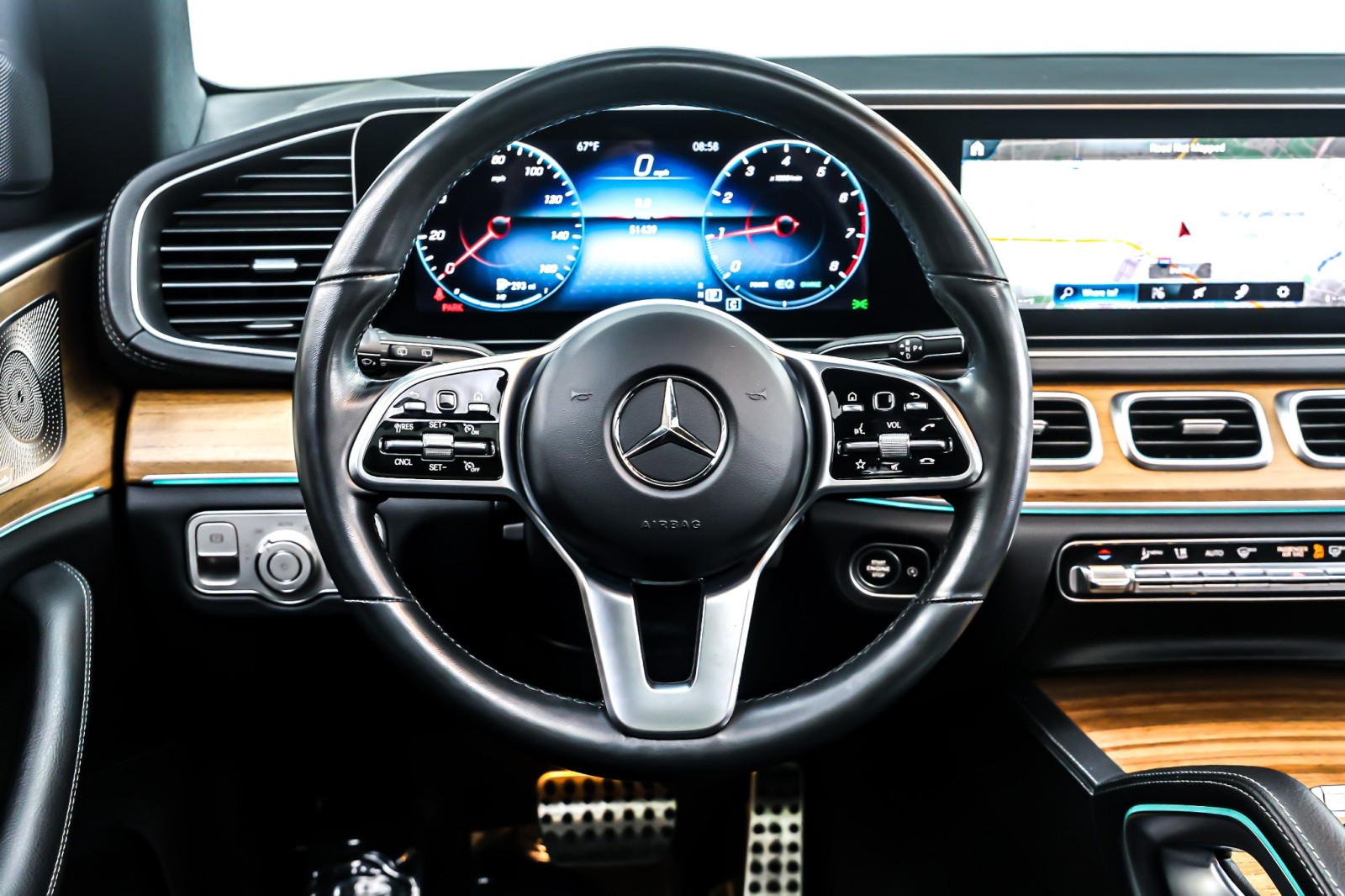 Used 2022 Polar White Mercedes-Benz GLS 450 4MATIC® SUV image 18