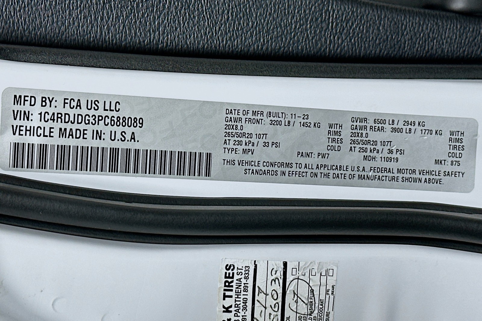 Used 2023 White Knuckle Clearcoat Dodge GT Plus image 25