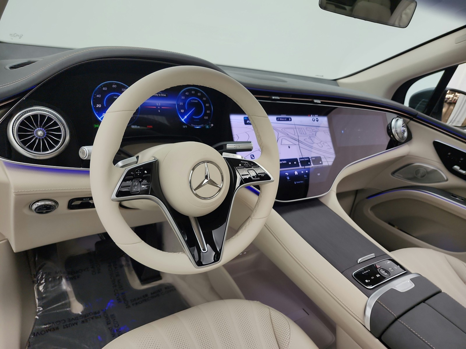 New 2026 Selenite Grey Metallic Mercedes-Benz EQS 400 image 9