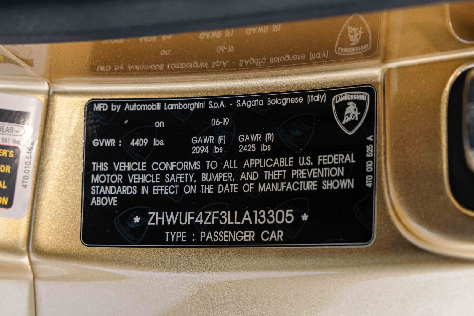 Used Car 2020 Lamborghini Huracan Evo  For Sale Under $280,000 In Boerne, Texas