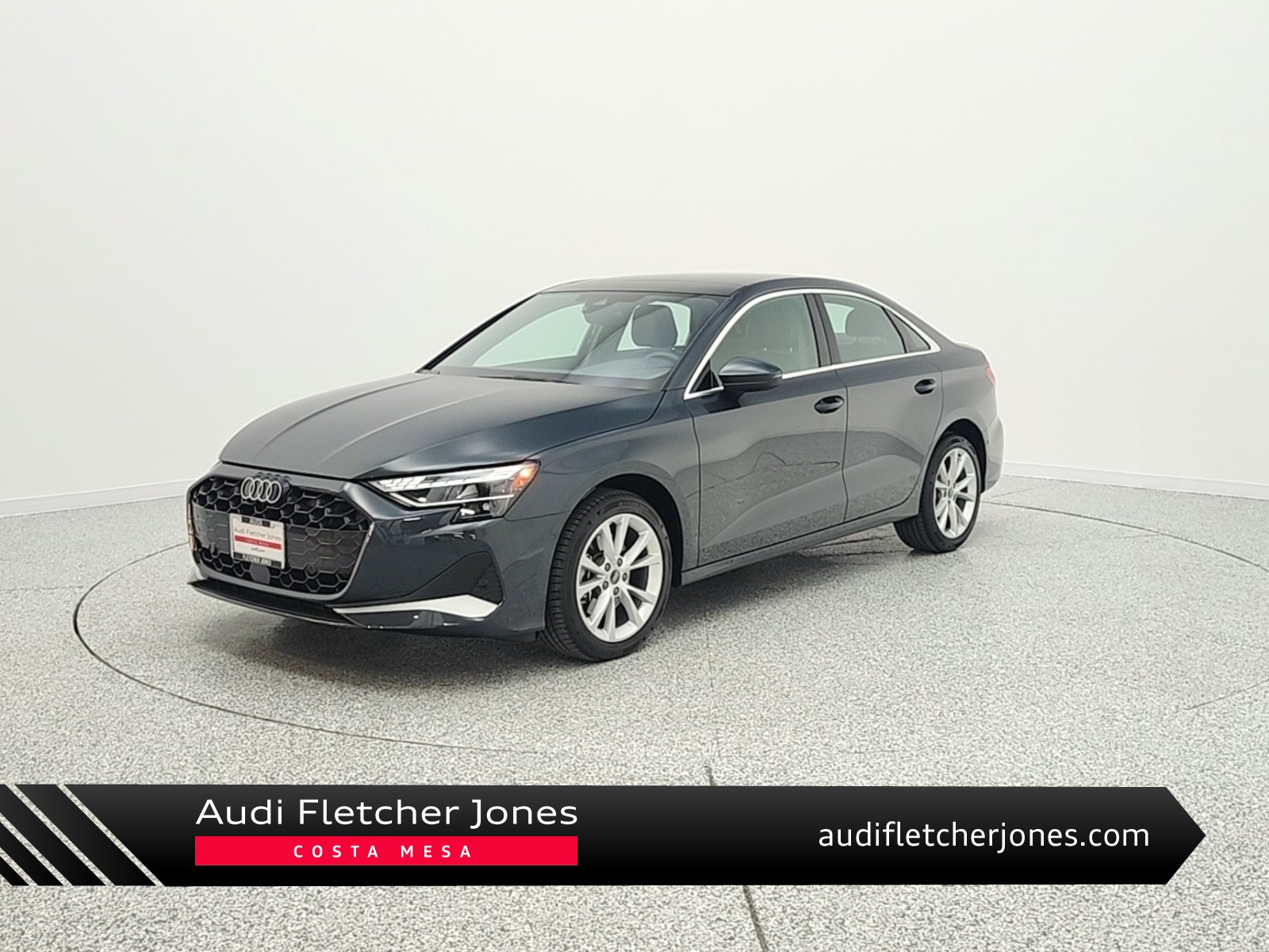 Manhattan Gray Metallic 2025 Audi A3 quattro Premium Plus 40 TFSI Sedan All-Wheel Drive Automatic