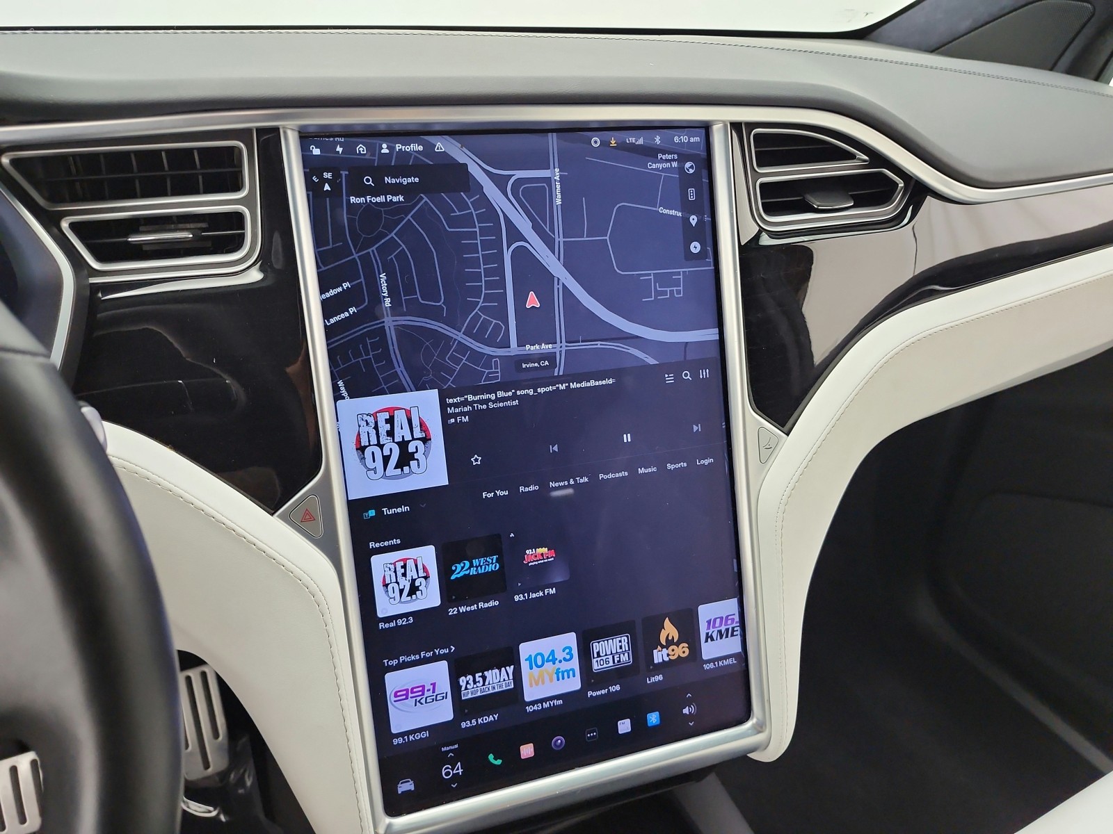 Used 2018 Pearl White Multi-Coat Tesla P100D image 10