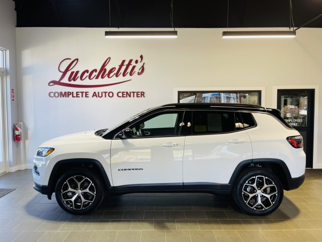 Bright White Clearcoat 2024 Jeep Compass Limited 4WD SUV / Crossover Four-Wheel Drive Automatic