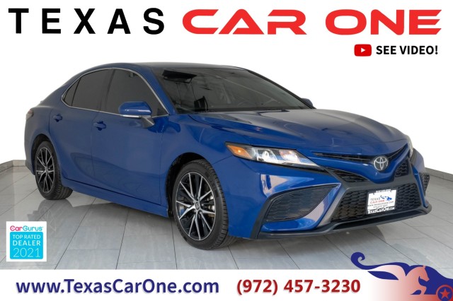 Reservoir Blue 2024 Toyota Camry Sedan Front-Wheel Drive Automatic