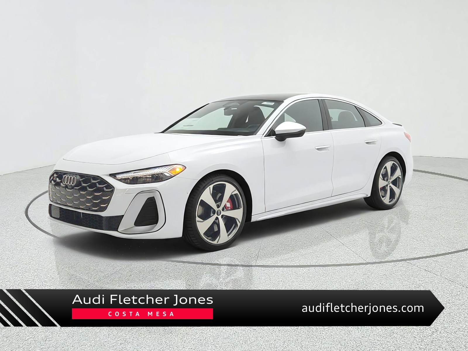 Glacier White Metallic 2026 Audi S5 Sedan All-Wheel Drive Automatic