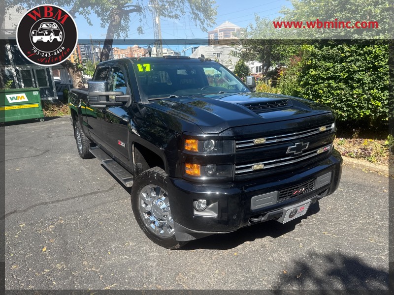 Black 2017 Chevrolet Silverado 2500HD Pickup Truck Four-Wheel Drive Automatic