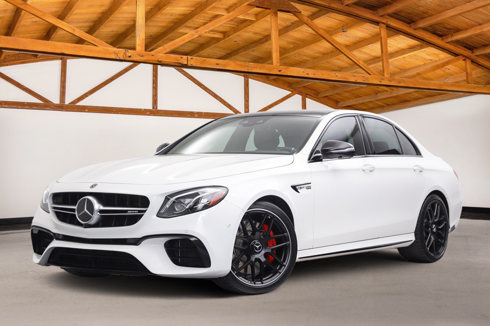 designo Diamond White Metallic 2019 Mercedes-Benz E-Class AMG E 63 S Sedan 4MATIC+ Sedan All-Wheel Drive Automatic