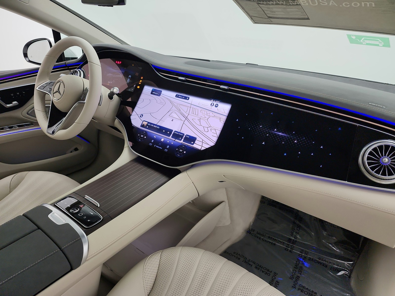 New 2026 Polar White Mercedes-Benz EQS 450 image 13