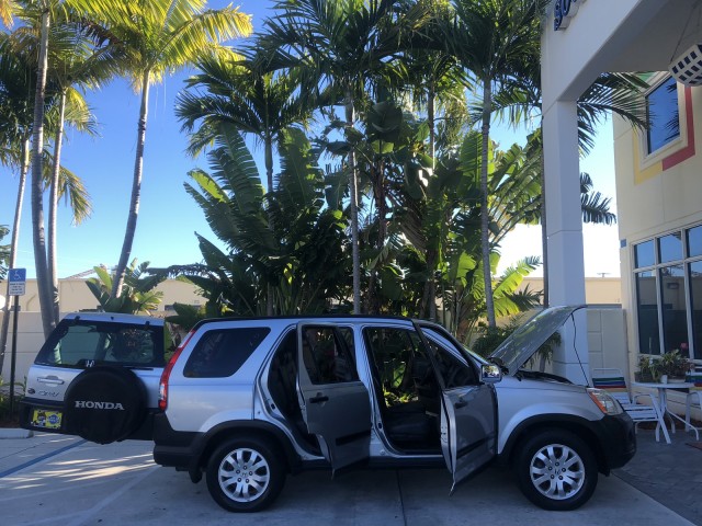 2006 Honda CR-V EX AWD Leather Sunroof CD Cassette 1 Owner Clean CarFax in pompano beach, Florida